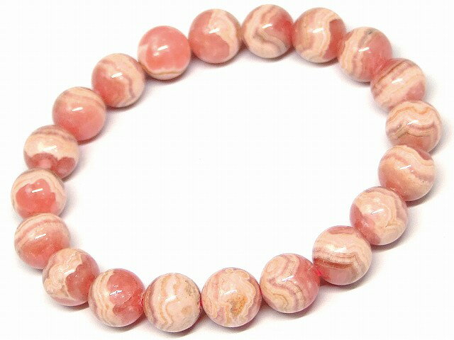 67228　　インカローズ 9mm A ブレスレ