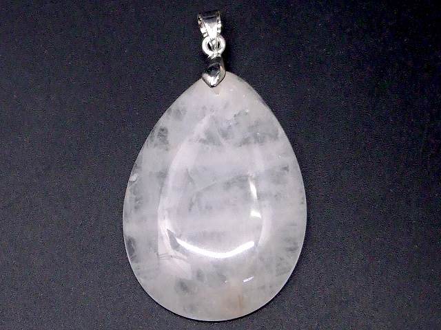 67196　　水晶 クリスタル クォーツ 34mm×24mm A 1個売り 穴あり ペンダントトップ 送料無料有 天然石 ..