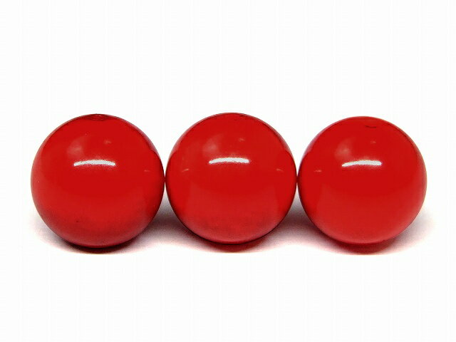 67278　　今月の半額 わけあり 赤珊瑚 11mm〜12mm 1粒売り サンゴ コーラル 染め 送料無料有 アフリカ..