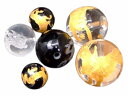 66998 今月40%OFF わけあり 白虎彫り8mm~14mm 6粒セット 水晶 オニキス等 ミックス石 送料無料有 天然石 パワーストーン