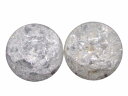 67244 今月の半額 わけあり クラック水晶 20mm 2粒セット 爆裂水晶 クラッククォーツ 送料無料有 天然石 パワーストーン