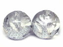 67303 今月30%OFF わけあり 龍彫り 銀彫り 水晶 12mm 1粒売り クリスタル クォーツ 送料無料有 ブラジル産 天然石 パワーストーン