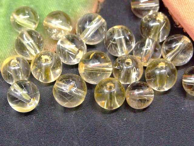 67319　　今月の半額 わけあり ルチルクォーツ 5mm〜6mm 1粒売り 針水晶 送料無料有 ブラジル産 天然石 パワーストーン