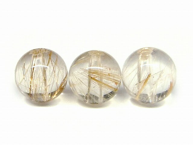 g3-1510N　　ルチルクォーツ 5mm A 1粒売り 針水晶 送料無料有 ブラジル産 天然石 パワーストーン