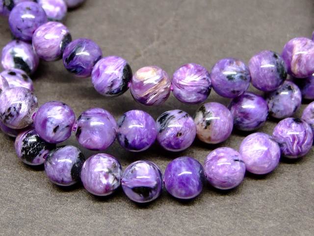 g3-1661　　チャロアイト 6mm 3A ブレスレット 内径16cm ポーチ付き 送料無料 天然石 パワーストーン