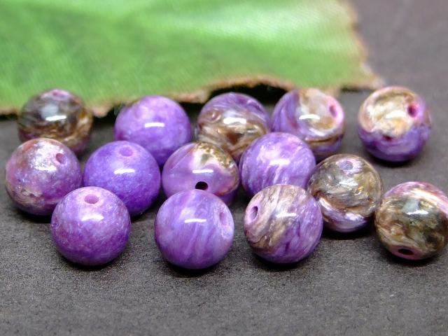 g3-1663　　チャロアイト 6mm A 1粒売り ロシア産 送料無料有 天然石 パワーストーン