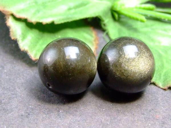 ≪g3-385G≫●18mm●5A ゴールドオブシディアン●送料無料有●楽天最安値に挑戦●金曜石●1粒売り●アメリカ産●天然石●パワーストーン●