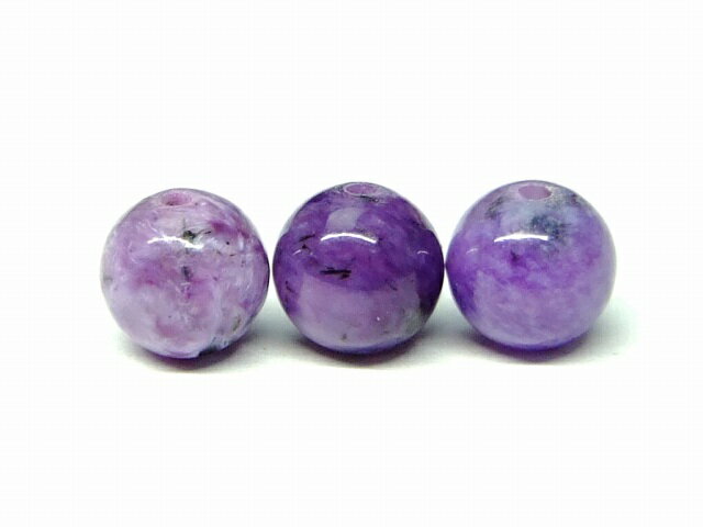 g3-1664G　チャロアイト 6mm 3A 1粒売り ロシア産 送料無料 天然石 パワーストーン