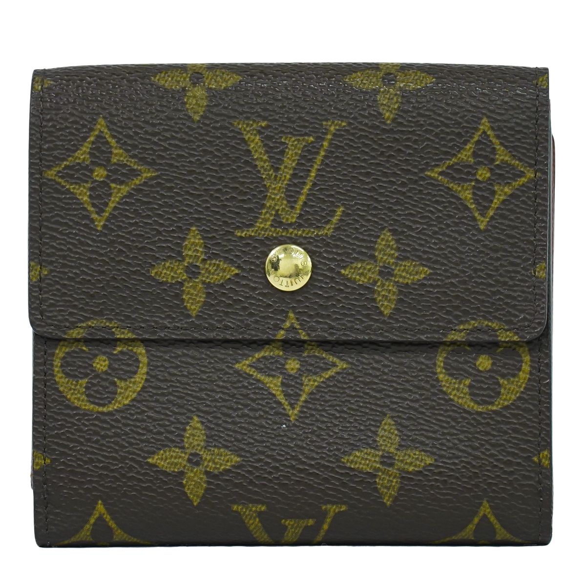 楽天BRAND BOX本物 ルイヴィトン LOUIS VUITTON LV ポルトモネビエカルトクレディ モノグラム 折財布 ブラウン M61652 ビトン 財布 ウォレット 中古・
