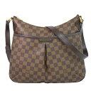 本物 ルイヴィトン LOUIS VUITTON LV ブルームズベリ PM ダミエ エベヌ ショルダーバッグ ポシェット ブラウン N42251 Bloomsbury ビトン バッグ 中古