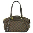 本物 ルイヴィトン LOUIS VUITTON LV ヴェローナ PM ダミエ エベヌ トートバッグ ハンドバッグ ブラウン N41117 Verona ビトン バッグ 中古(4)
