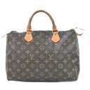 本物 ルイヴィトン LOUIS VUITTON LV 旧型 スピーディ 30 モノグラム ミニボストンバッグ ハンドバッグ ブラウン M41526 Speedy ビトン バッグ 中古