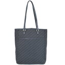 本物 クリスチャン ディオール Christian Dior トロッター ショルダーバッグ トートバッグ キャンバス ブラック Trotter バッグ 中古