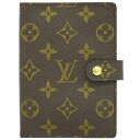 本物 ルイヴィトン LOUIS VUITTON LV アジェンダ PM モノグラム 手帳カバー システム手帳 ブラウン R20005 Agenda ビトン 雑貨小物 中古