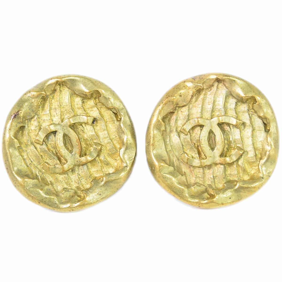 楽天BRAND BOX本物 シャネル CHANEL ココマーク イヤリング GP ゴールド メッキ Coco Mark アクセサリー ジュエリー 中古