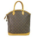 本物 ルイヴィトン LOUIS VUITTON LV ロックイット ヴェルティカル モノグラム ハンドバッグ ブラウン M40103 Lockit Vertical ビトン バッグ 中古