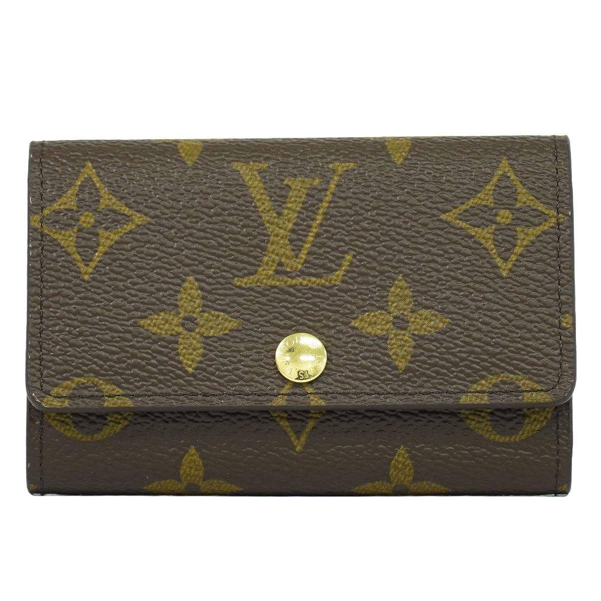 本物 ルイヴィトン LOUIS VUITTON LV ミュルティクレ 6 モノグラム キーケース 6連 ブラウン M62630 Multicles ビトン 雑貨小物 中古