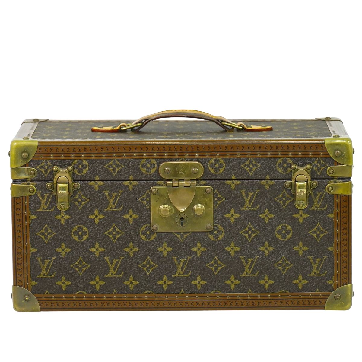 本物 ルイヴィトン LOUIS VUITTON LV ボワット ブテイユ モノグラム メイクボックス バニティケース ブラウン M21822 ビトン 雑貨小物 ...