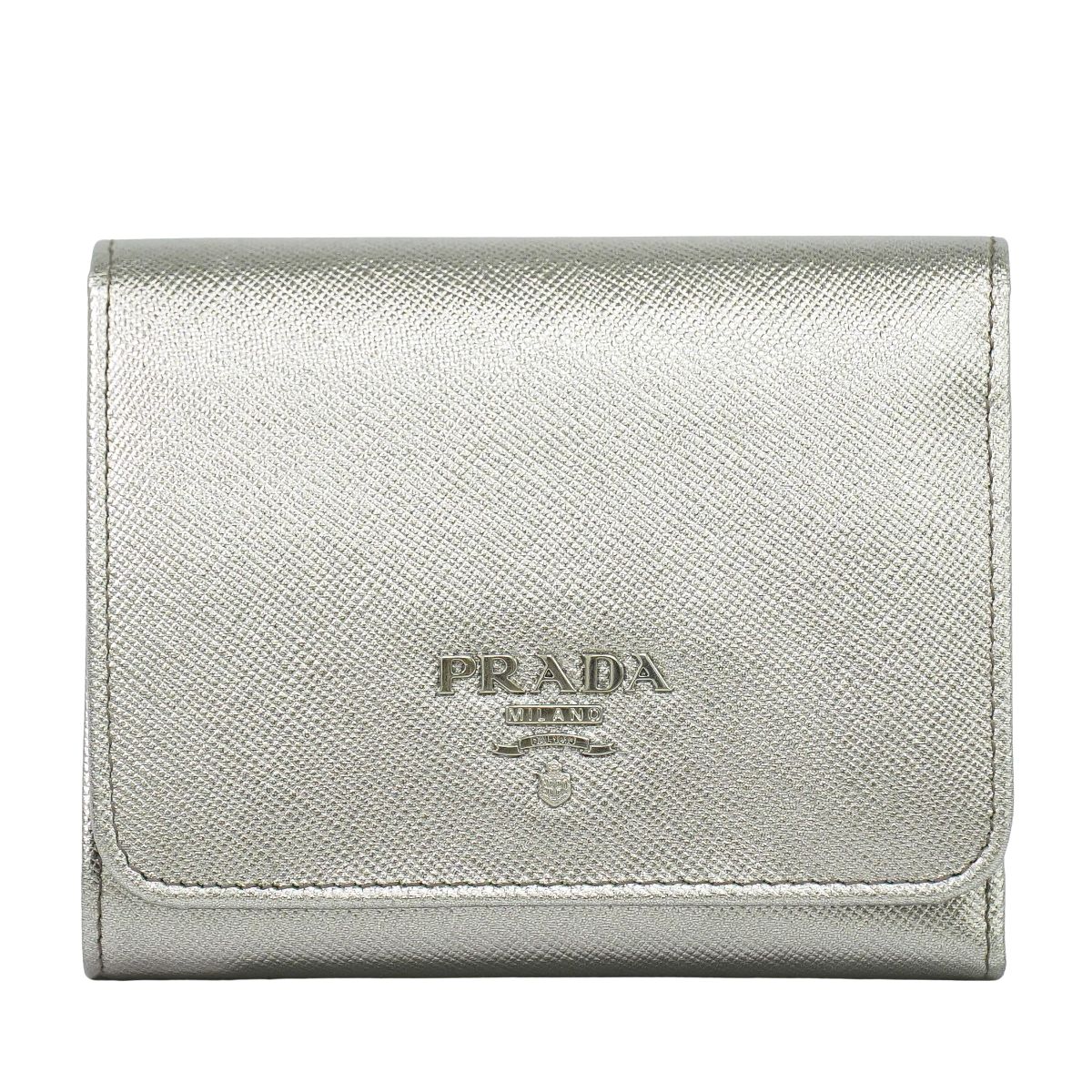 PRADA シルバー エンベロープ型長財布　商品のみ セール】プラダ*エンベロープ型Wallet長財布*1MF175 (PRADA/長