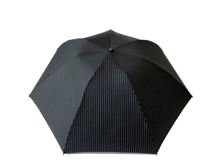 クラシコメンズステッチレザー折りたたみ傘軽量ミニ高級紳士傘雨傘開閉便利機能レザーハンドルストライプ保証あり傘かさカサ大きい雨傘メンズおしゃれブランドメンズファッション送料無料ブラック