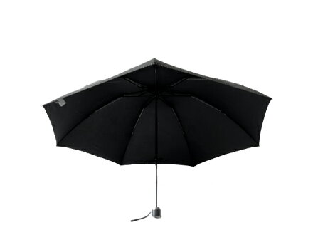 クラシコメンズステッチレザー折りたたみ傘軽量ミニ高級紳士傘雨傘開閉便利機能レザーハンドルストライプ保証あり傘かさカサ大きい雨傘メンズおしゃれブランドメンズファッション送料無料ブラック