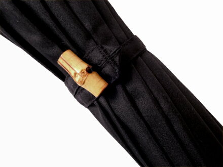 送料無料クラシコメンズバンブー持ち手高級紳士傘グラスファイバー骨軽量480g16本骨傘かさカサ大きい雨傘メンズおしゃれブランドメンズファッション保証付きブラック◎