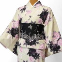 【レンタル】着物 レンタル 春秋冬用 レディース 袷 小紋 セット「Mサイズ」SEIKO MATSUDA 白・桜和服 レンタル (1002)