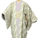 【レンタル】羽織 レンタル(女性用・レディース)「フリーサイズ/Fサイズ」白・蟹牡丹(着物・はおりレンタルオプション) (c721)