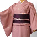 【レンタル】〔着物 レンタル〕単衣ハイグレード レンタル(初夏・初秋用/女性用レディース単衣)「Sサイズ」ピンク・源氏香 (3002a)