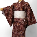 【レンタル】宅配レンタル 単衣着物セット「Mサイズ」(初夏・初秋用/女性用レディース単衣) (3019)