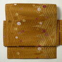 【レンタル】京袋帯 レンタル アップグレード【帯揚げ・帯締め・セット】茶色・水玉〔着物レンタル オプション〕〔お太鼓〕〔宅配レンタル〕(春秋冬用/女性用レディー...
