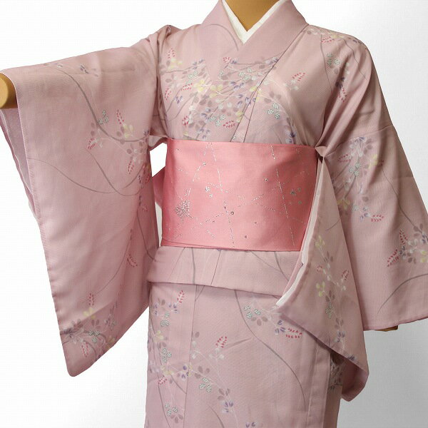 【レンタル】宅配レンタル着物セット(夏物・薄物・駒絽)「Mサイズ」 (4001)