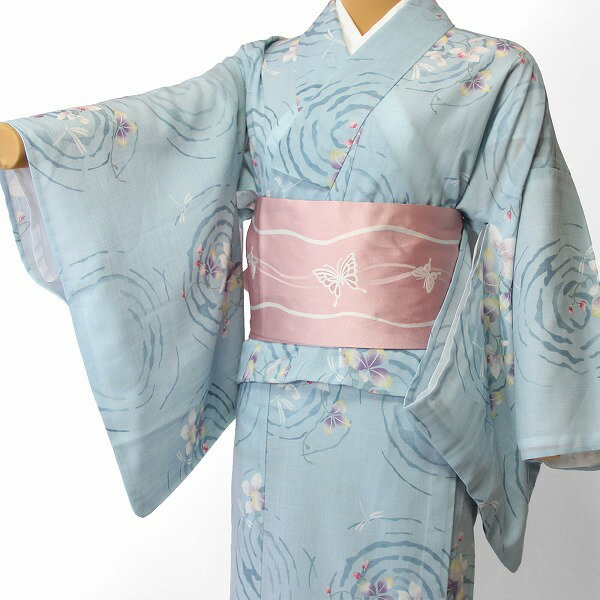 【レンタル】宅配レンタル着物セット(夏物・薄物・紗紬)「Mサイズ」 (4004)