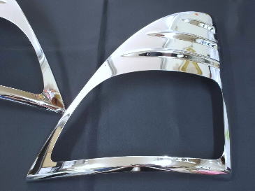 【送料無料】　日野　レンジャープロ/グランドプロフィア共通　メッキウィンカーカバー　スリットタイプ