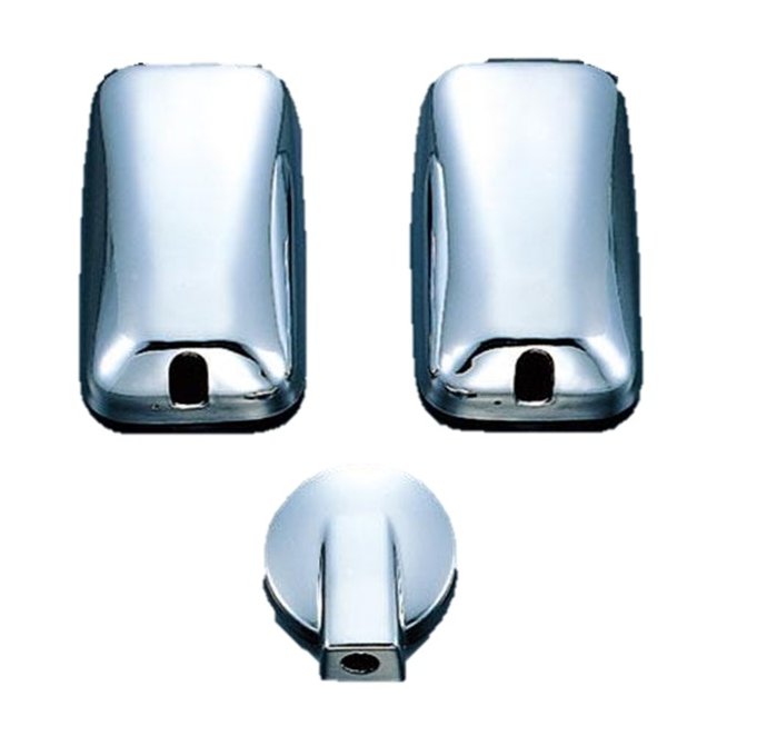 いすず　07エルフ標準・ワイド　140Φアンダーミラー車　メッキミラーカバー 570662