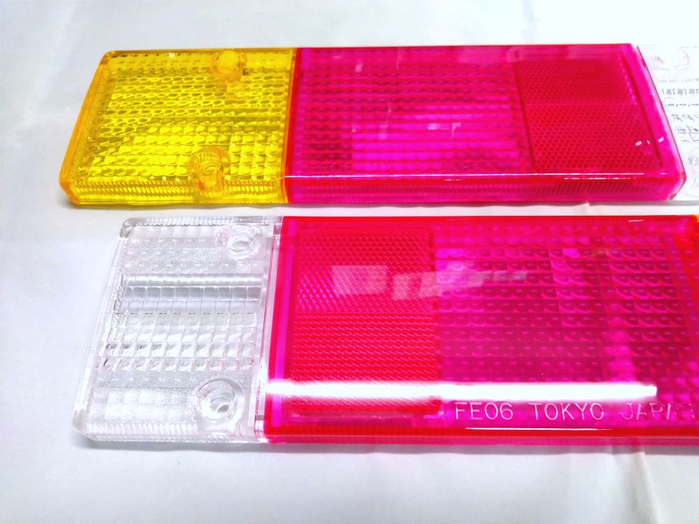 キャンター　標準用　テールレンズ　ピンク／レモン