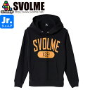 SVOLME スボルメ ジュニア スウェットカレッジフーディー 1233-20801-BLK サッカー フットサル