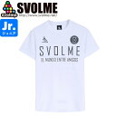 SVOLME スボルメ ジュニア ロゴプラシャツ24SDG 1241-25200-WHT サッカー フットサル