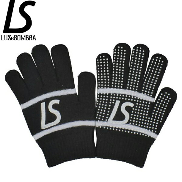 LUZeSOMBRA ルースイソンブラ スタンダードニットグローブ STANDARD KNIT GLOVE F1814945-BLKWHT サッカー フットサル