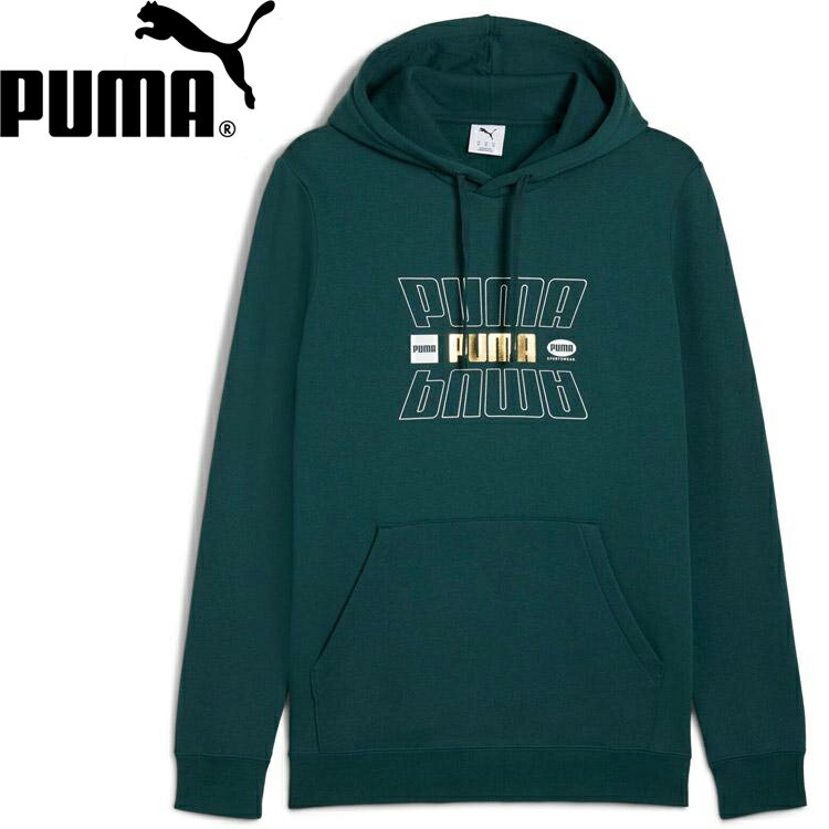 PUMA プーマ スウェットパーカー ESS LOGO LAB ホリデー 691098-75