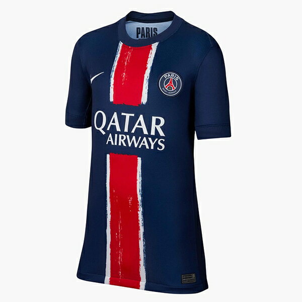 NIKE ナイキ PSG パリサンジェルマン 2024-25 ジュニア ホーム 半袖レプリカユニフォーム サッカー 海外クラブチームウェア FN9155-411