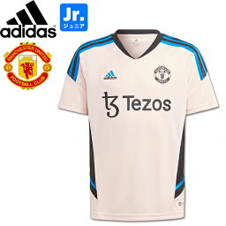 adidas アディダス マンチェスターユナイテッド MANCHESTER UNITED FC 2023 ジュニア 半袖トレーニングジャージー プラシャツ GR503-HT4298 クラブチーム