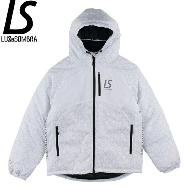 LUZeSOMBRA ルースイソンブラ GEOMETRIC インナーコットンジャケット L1232255-WHT フットサル サッカー ウォーマー アウター