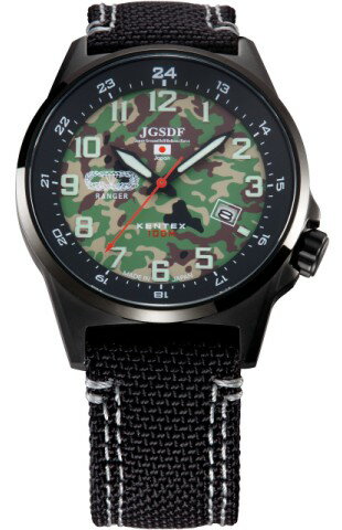 自衛隊腕時計 陸上自衛隊迷彩モデルS715M-08正規品 日本製ミリタリー時計 JSDF KENTEX ケンテックス