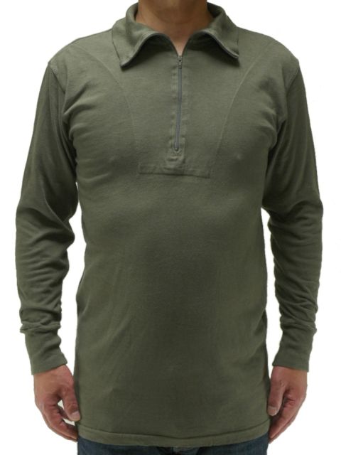 ドイツ軍 ハーフジップ アンダーシャツ　ミリタリー【中古】