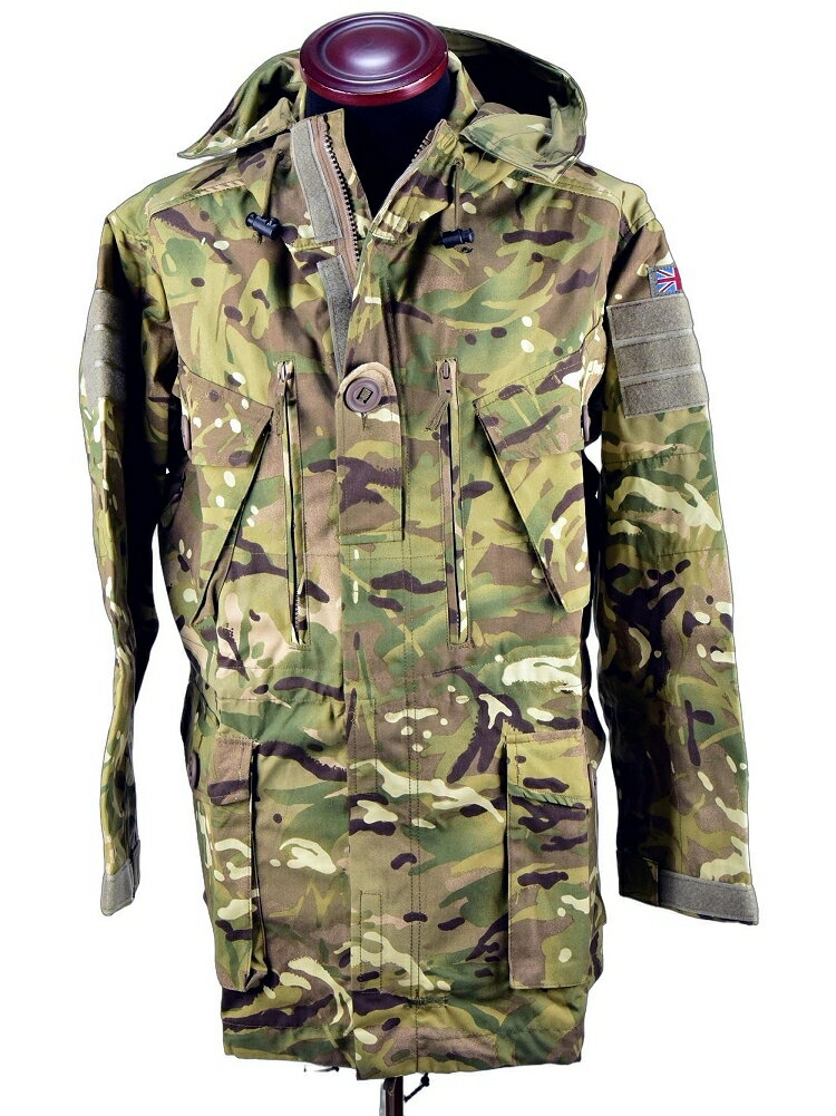 実物 未使用 イギリス軍 MTP カモ コンバット スモック 迷彩 撥水 防風 ミリタリー パーカー M 160/96 ..