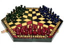 木製 チェスセット 三人用 トロイカ chess sets：Troika 日本語解説書付 数量限定販売