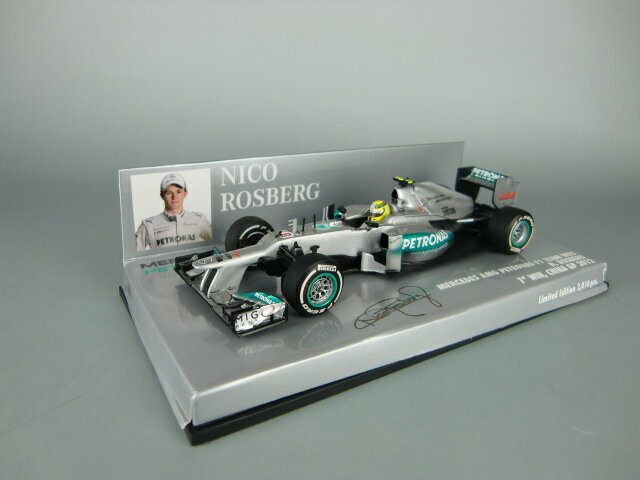 1/43 メルセデス AMG ペトロナス F1チーム W03 N.ロズベルグ 中国GP ウィナー 2012【410120108】【ミニチャンプス】【4012138114692】