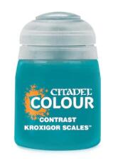 【商品仕様】 容量：18ml 【詳細】 シタデルカラー コントラスト:KROXIGOR SCALES クロキシゴウル・スケイル塗料です。　