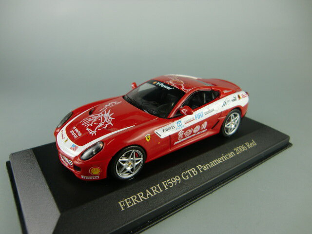 1/43 フェラーリ F599GTB Panamerican20000(レッド) FER073【京商/イクソ】【4895102309078】